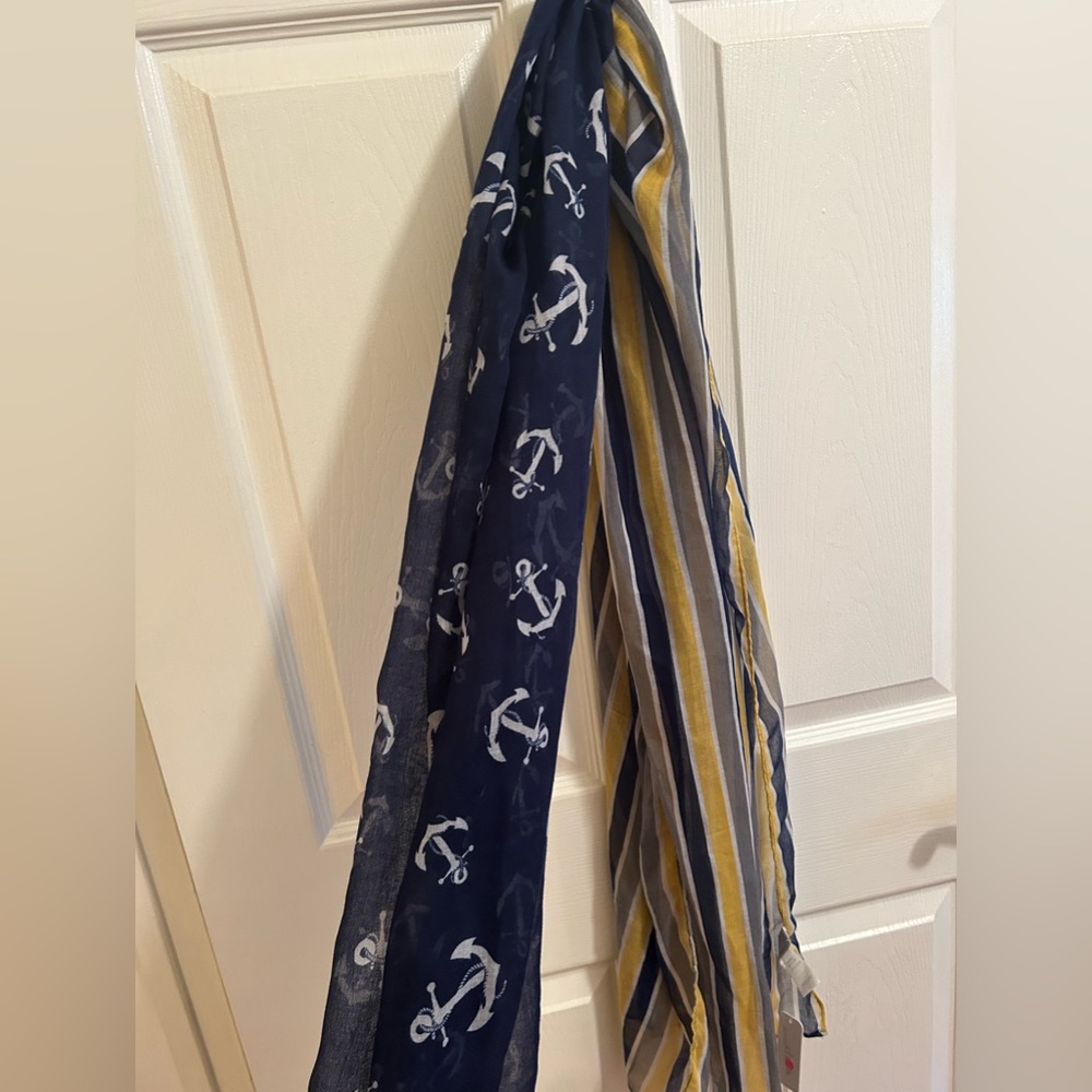 NWT Charming Charlie Nautical scarf